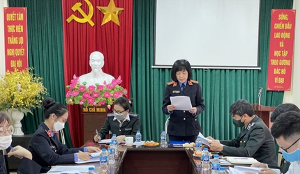 Viện KSND quận Nam Từ Liêm công bố kết luận trực tiếp kiểm sát tại Chi...